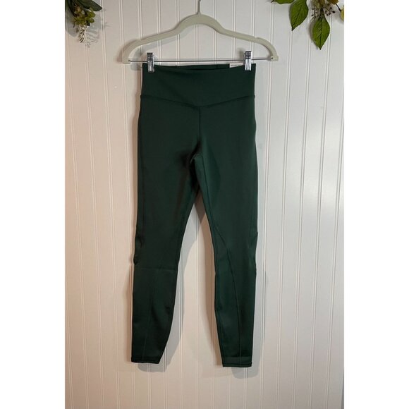 Jordan Dri-Fit Green Leggings Tight Fit Womens S Polyester/Spandex Blend - Picture 3 of 16